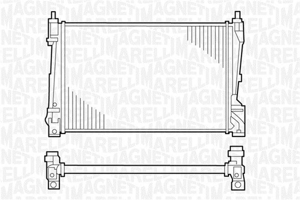 MAGNETI MARELLI Radiators, Motora dzesēšanas sistēma 350213121000